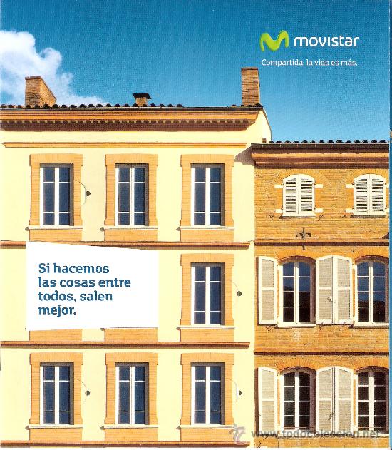 Werbekataloge: Movistar. Catalogo publicitario. 23 x 20 cmtrs. 12 p&aacute;ginas. 2011 - 2012.