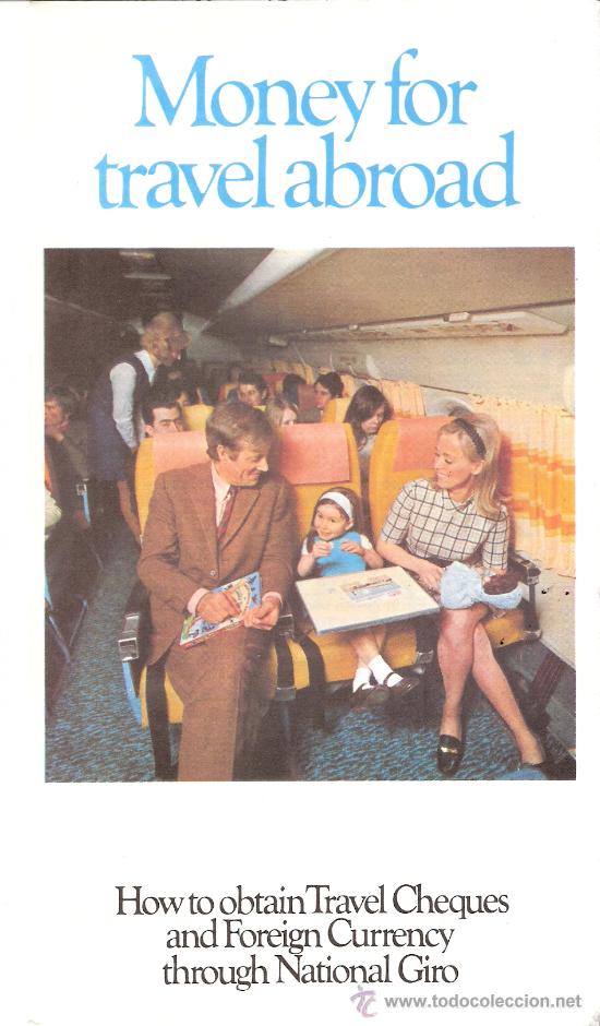 Werbekataloge: Money for travel abroad. Travel Cheques. National Giro. Triptico. 1973.