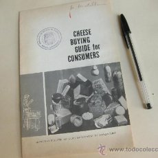 Catálogos publicitarios: GUIA DEL CONSUMIDOR DE QUESOS AMERICANOS - 1961