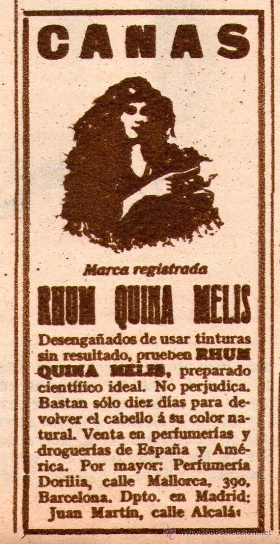Cat&aacute;logos publicitarios: CARTEL O ANUNCIO. PUBLICIDAD. QUINA MELLIS.10x4cm. EN PAPEL. A&Ntilde;O: 1928. PROCEDE DE REVISTA
