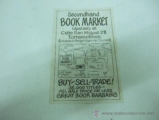 Cat&aacute;logos publicitarios: FOLLETO PUBLICITARIO LIBRERIA DE TORREMOLINOS - EN INGLES