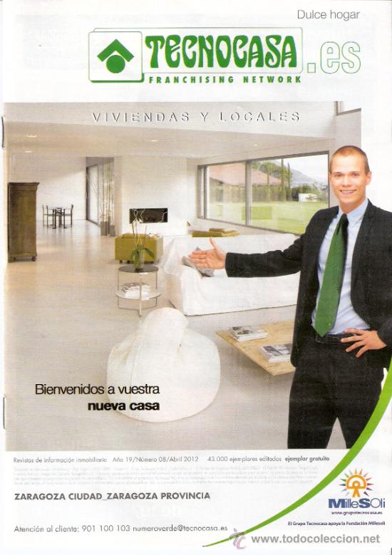 Werbekataloge: Tecnocasa.es. Viviendas y Locales.Revista de informaci&oacute;n inmobiliaria.N&ordm; 8.Abril 2012.
