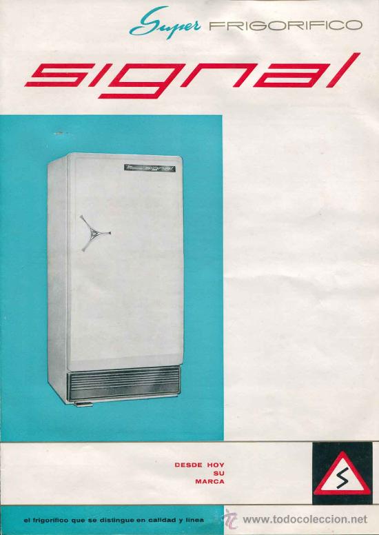 Catalogues publicitaires: Folleto publicitario lista de precios frigorificos Signal