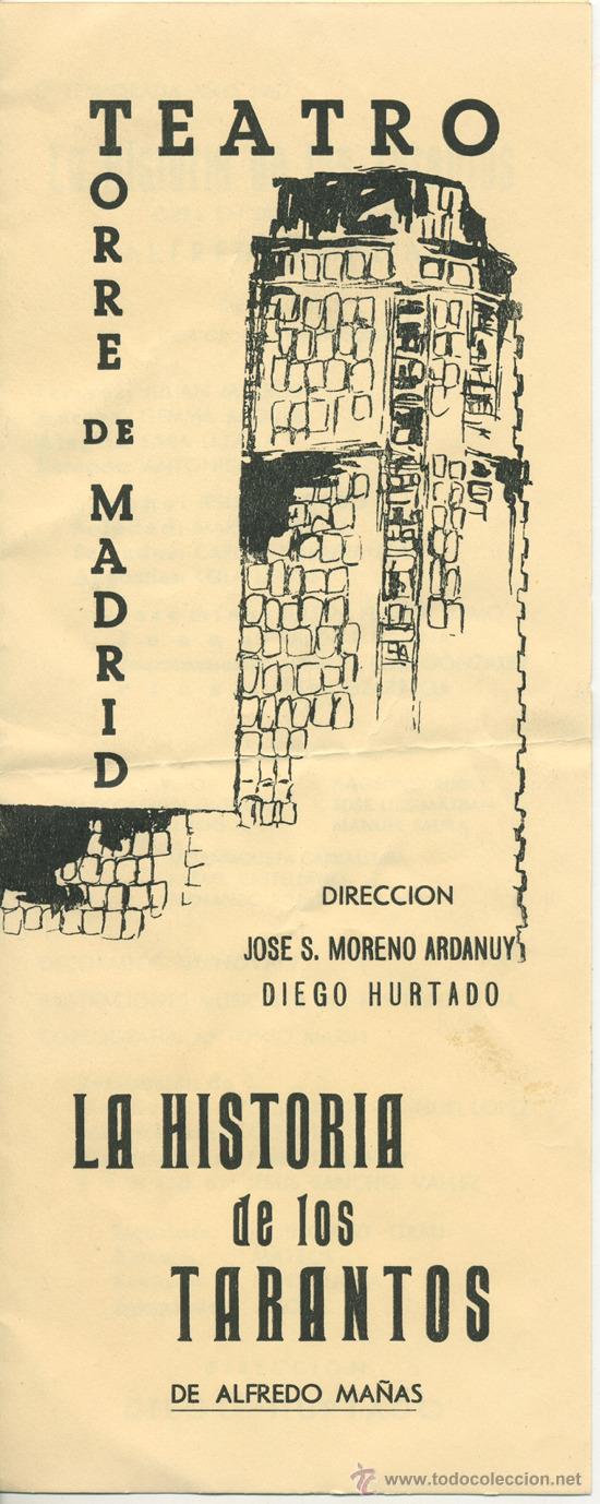 Cat&aacute;logos publicitarios: Programa del teatro Torre de Madrid 1962 - Foto 1