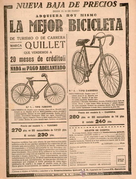 Anuncio Publicitario De Bicicletas