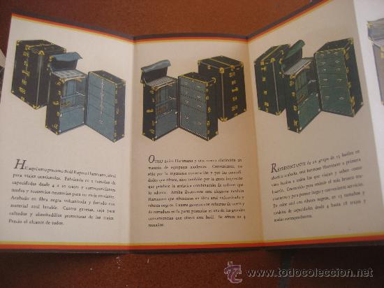 Cat&aacute;logos publicitarios: Baules Hartmann. 16 x 9 cms. desplegable. - Foto 5