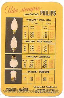 Cat&aacute;logos publicitarios: LISTA DE PRECIOS L&Aacute;MPARAS PHILLIPS - Foto 2