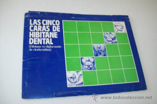 Cat&aacute;logos publicitarios: LAS CINCO CARAS DE HIBITANE DENTAL- CARPETA CON CINCO L&Aacute;MINAS