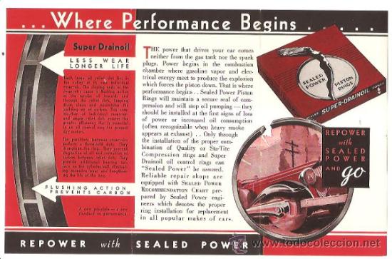 Cat&aacute;logos publicitarios: PUBLICIDAD SEALED POWER - Foto 2