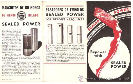 Cat&aacute;logos publicitarios: PUBLICIDAD SEALED POWER - Foto 3