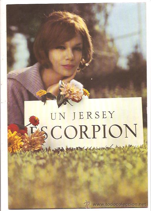 Cat&aacute;logos publicit&aacute;rios: UN JERSEY ESCORPI&Oacute;N &ndash; FOLLETO PUBLICITARIO