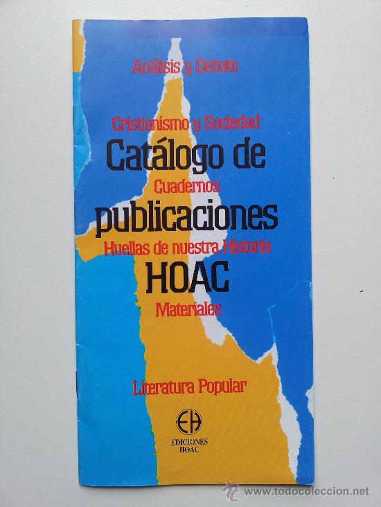 CAT&Aacute;LOGO PUBLICACIONES HOAC