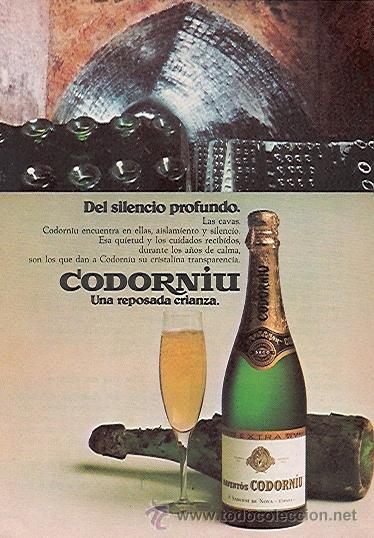 Cat&aacute;logos publicitarios: PUBLICIDAD ORIGINAL EN PRENSA 1975: CODORNIU - REF&ordf; (JC) PUBLI 4