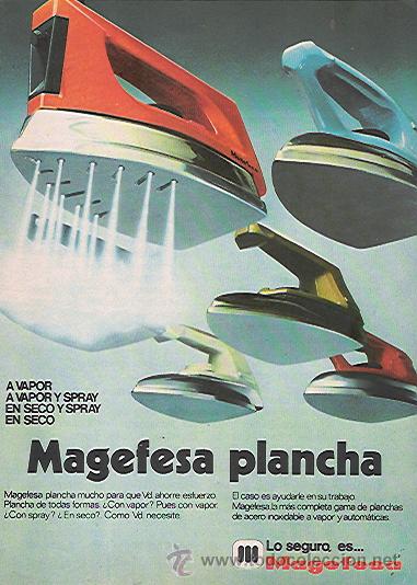 Catalogues publicitaires: PUBLICIDAD ORIGINAL EN PRENSA 1968: MAGEFESA - REF&ordf; (JC) PUBLI 6