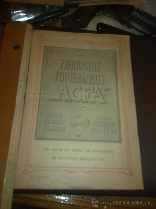 Werbekataloge: Productos fotogr&aacute;ficos Agfa. 8 hojas. original de la epoca. Publicidad de los productos.