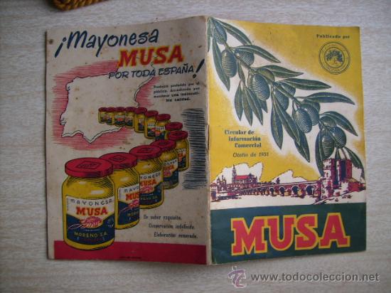 Werbekataloge: CIRCULAR DE INFORMACION COMERCIAL MUSA,OTO&Ntilde;O 1951-PAGINAS 20