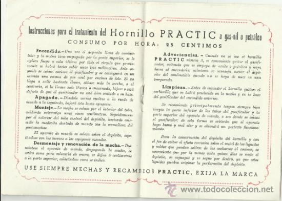Cat&aacute;logos publicitarios: ANTIGUO CAT&Aacute;LOGO PRACTIC DE HORNILLOS - Foto 3