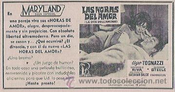 Catalogues publicitaires: Publicidad en prensa original cine Maryland de Barcelona,1971  - Ref&ordf; (JC)c1