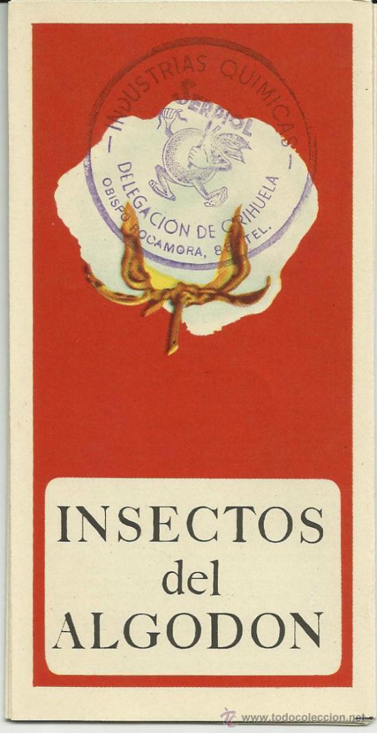 Cat&aacute;logos publicitarios: INSECTOS DEL ALGOD&Oacute;N - Foto 1