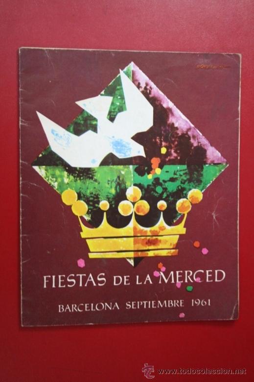 Advertising Catalogs: Programa de Fiestas de la Merced, A&ntilde;o 1961, Barcelona