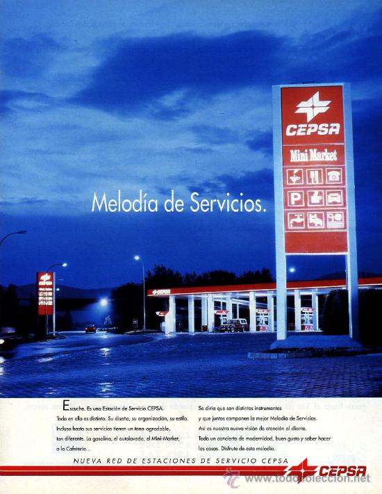 Advertising Catalogs: publicidad prensa 1991 - cepsa / bbva - banco carburante coche (foto adicional)