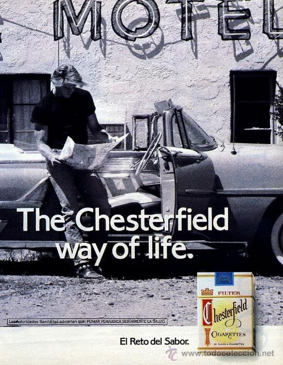 Advertising Catalogs: publicidad prensa 1991 - chesterfield / el sol - tabaco coche prensa oso -foto adicional-