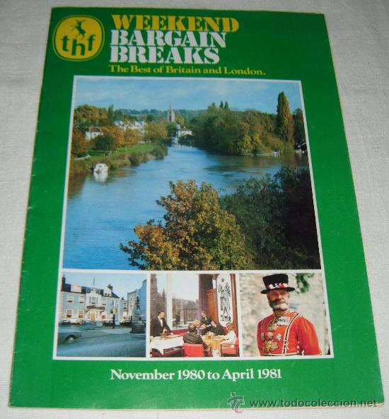 Werbekataloge: Catalogo turismo con lo mejor de Londres en ingles a&ntilde;o 1980-1981