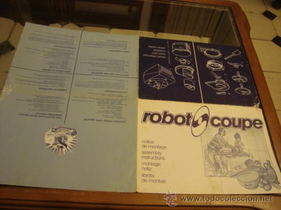 Werbekataloge: robot coupe, antiguo catalogo de piezas