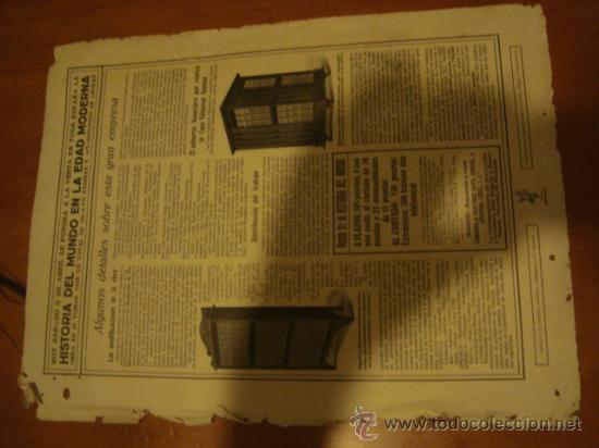 Catalogues publicitaires: muy antigua hoja publicidad, publicitaria, historia del mundo en la edad moderna