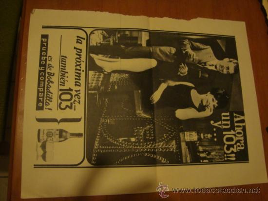 Werbekataloge: muy antigua hoja publicidad, publicitaria, bobadilla co&ntilde;ac 103