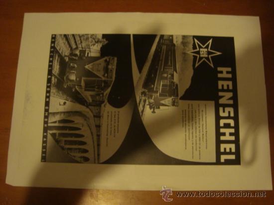 Werbekataloge: muy antigua hoja publicidad, publicitaria, suministro de locomotora henschel
