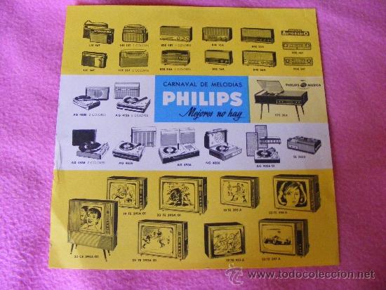 Werbekataloge: ANTIGUO PANFLETO PUBLICITARIO A&Ntilde;OS 70 - ELECTRODOMESTICOS PHILIPS - MEJORES NO HAY