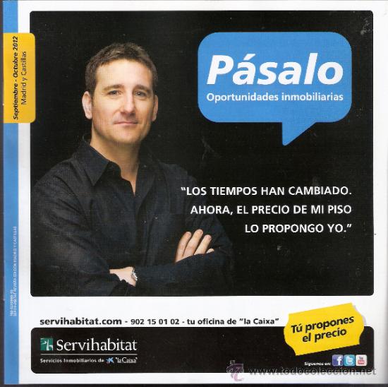 Catalogues publicitaires: Servihabitat. La Caixa.P&aacute;salo.Oportunidades Inmobiliarias.Septiembre-Octubre 2012.
