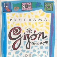 Catálogos publicitarios: PROGRAMA DE FIESTA GIJON VERANO 1995