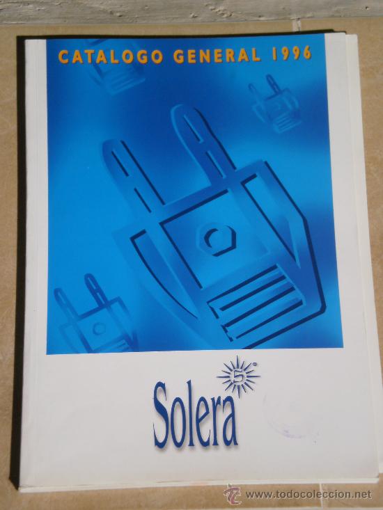 Catalogues publicitaires: CATALOGO A COLOR CON TARIFA - SOLERA ( MATERIAL ELECTRICO SOLERA CAVERMON , S.A - CUENCA) A&Ntilde;O 1996 .