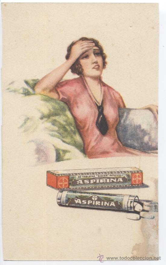 Cat&aacute;logos publicitarios: Publicidad de Aspirina Bayer. Recortada.de un folleto.