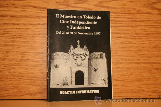 Werbekataloge: CAT&Aacute;LOGO II MUESTRA DE CINE INDEPENDIENTE Y FANT&Aacute;STICO DE TOLEDO