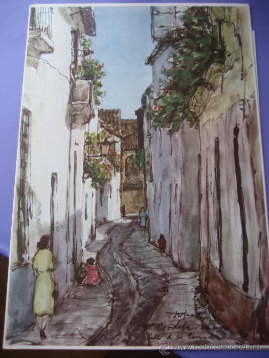 Cat&aacute;logos publicit&aacute;rios: Cordoba. Lamina 23 x 16 cms. Publicidad farmaceutica Roche. 1954