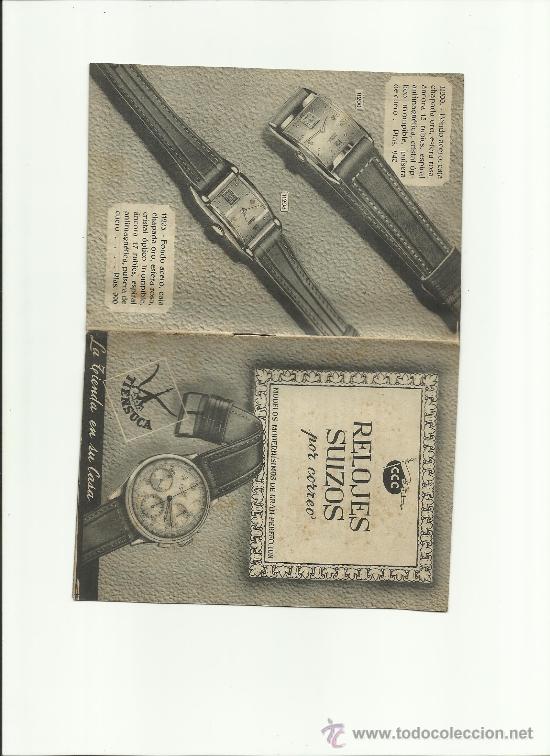 Cat&aacute;logos publicitarios: CATALOGO DE RELOJES SUIZOS - Foto 1