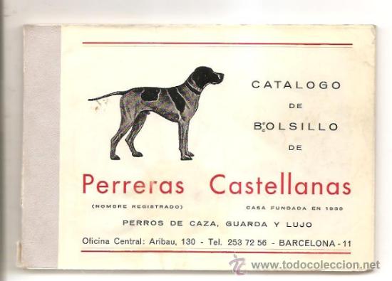 Cat&aacute;logos publicit&aacute;rios: CAT&Aacute;LOGO DE BOLSILLO DE PERRERAS CASTELLANAS