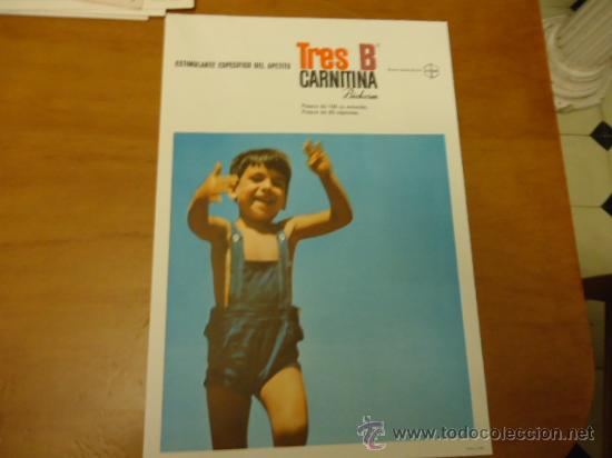 Werbekataloge: ANTIGUA PUBLICIDAD LABORATORIOS BIOHORM carnitina.