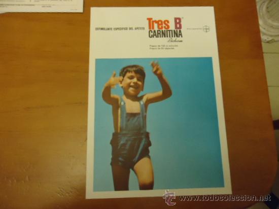 Werbekataloge: ANTIGUA PUBLICIDAD LABORATORIOS BIOHORM carnitina