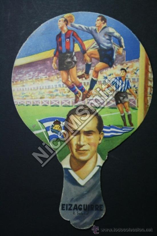 Advertising Catalogs: Pay Pay Publicitario Jaime Cabanas - Futbol Real Sociedad Portero Eizaguirre - Abanico