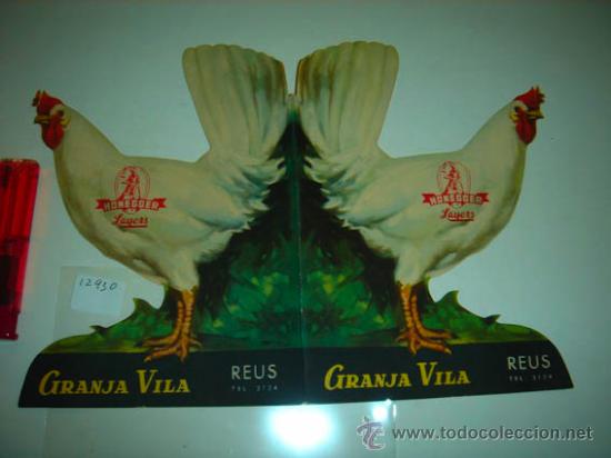 Catalogues publicitaires: Publicidad original de la marca Granja Vila de Reus, en el interior recetas de cocina.
