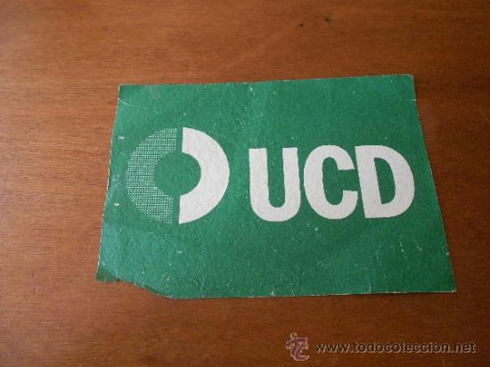 Cat&aacute;logos publicitarios: ANTIGUA PUBLICIDAD DE MANO EN FORMATO OCTAVILLA DE UCD ORIGINAL DE LA &Eacute;POCA (A&Ntilde;OS 70) ADOLFO SU&Aacute;REZ