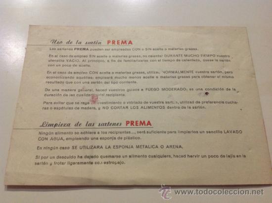 Cat&aacute;logos publicitarios: PUBLICIDAD SART&Eacute;N  PREMA..SE&Ntilde;ORA............. - Foto 3