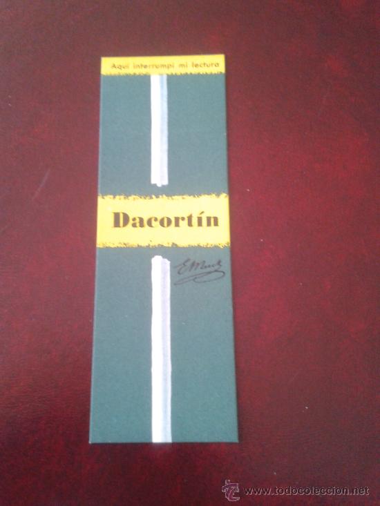 Advertising Catalogs: Punto de libro publicidad para m&eacute;dicos a&ntilde;os 50 laboratorios Merck Dacort&iacute;n