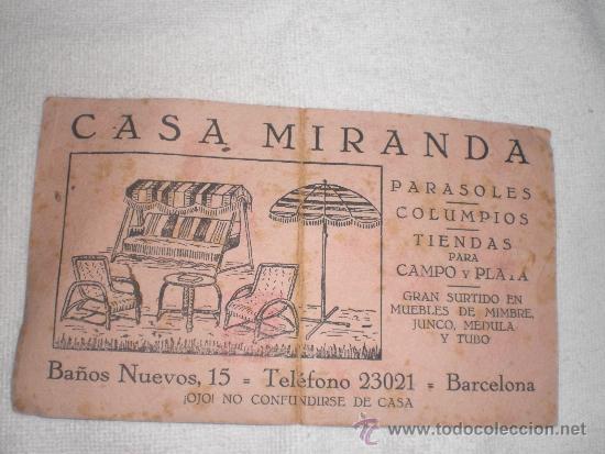 Cat&aacute;logos publicitarios: CASA MIRANDA  BARCELONA - Foto 1
