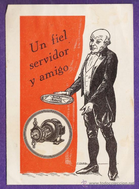 Cat&aacute;logos publicit&aacute;rios: folleto publicitario - bomba bloch - jaime cuixart / badalona - a&ntilde;os 50