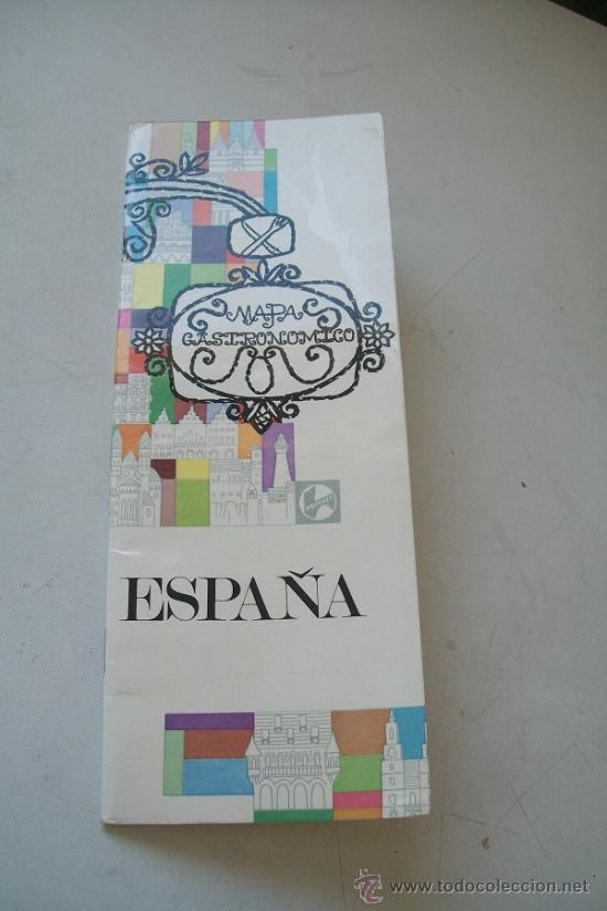 Catalogues publicitaires: MAPA GASTRON&Oacute;MICO  ESPA&Ntilde;A-ESPA&Ntilde;A GASTRON&Oacute;MICA-1968.- ED: KEOPS. C.A.G.S.A.